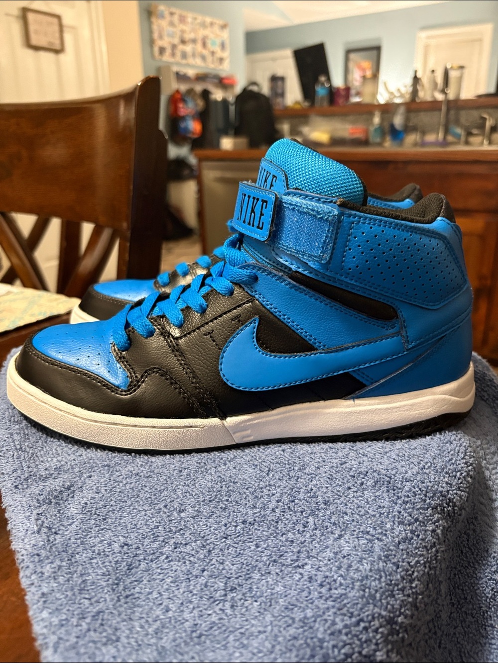 Nike Zoom Mogan Mid 2 in the "Blue Black” (Unisex)